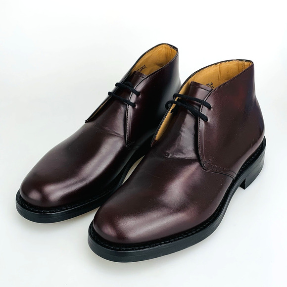 Church’s Ryder 3 Chukka Boot Leather Shoes Size 6 US Burgundy Made in England
